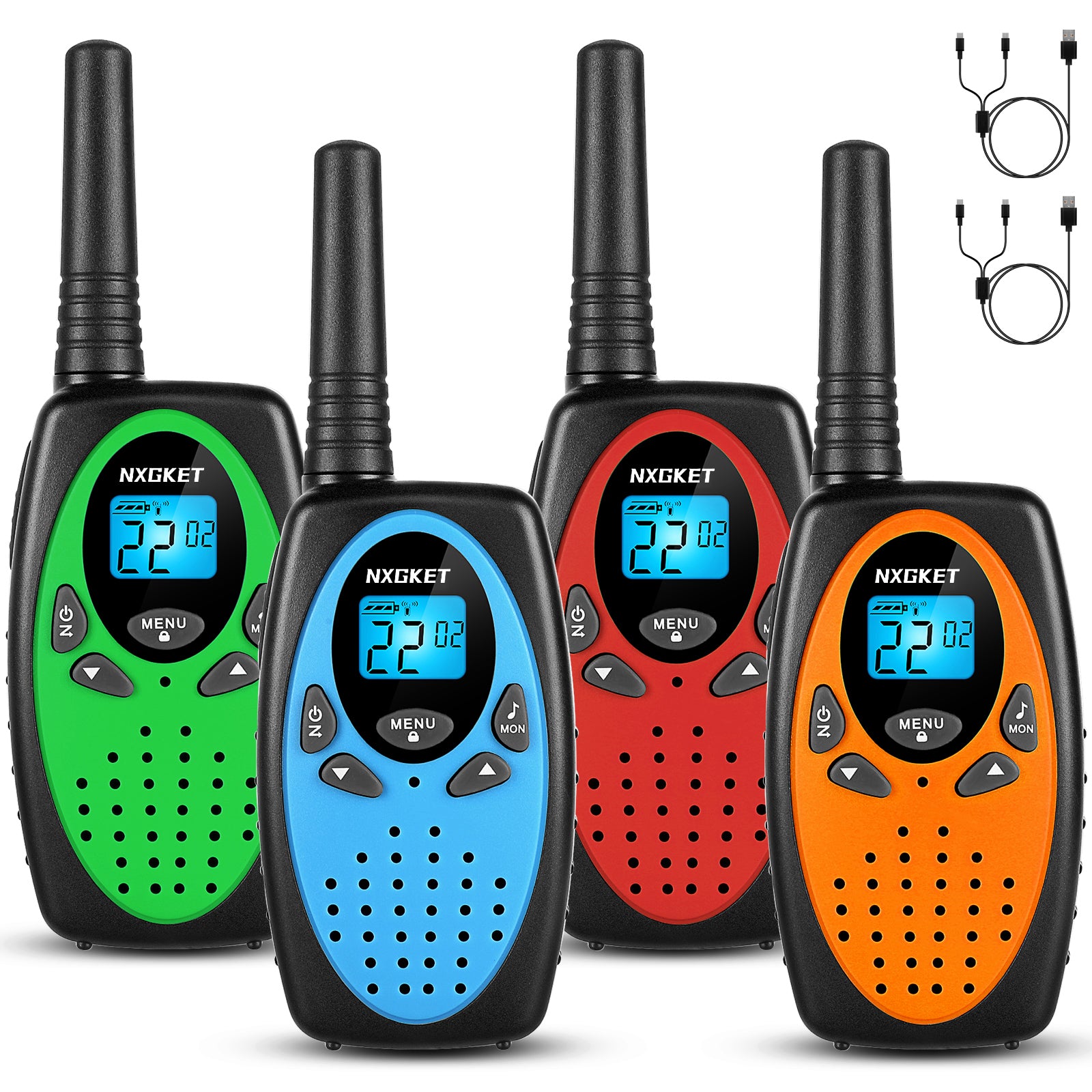 Walkie Talkies, Rechargeable Walkie Talkies with Built-in Li-Po Batter –  NXGKET